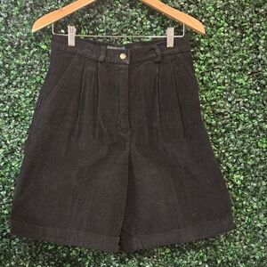 Charter Club Black Corduroy Women's Shorts